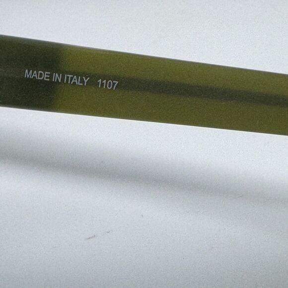 Exalt Cycle Country C2 Eyeglasses Frames Yellow Green Square 59-13 H2285 - Picture 6 of 7